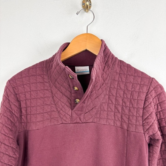 Columbia Summit ll Tunic Button Neck Pullover Sweater Sz M - Picture 3 of 8